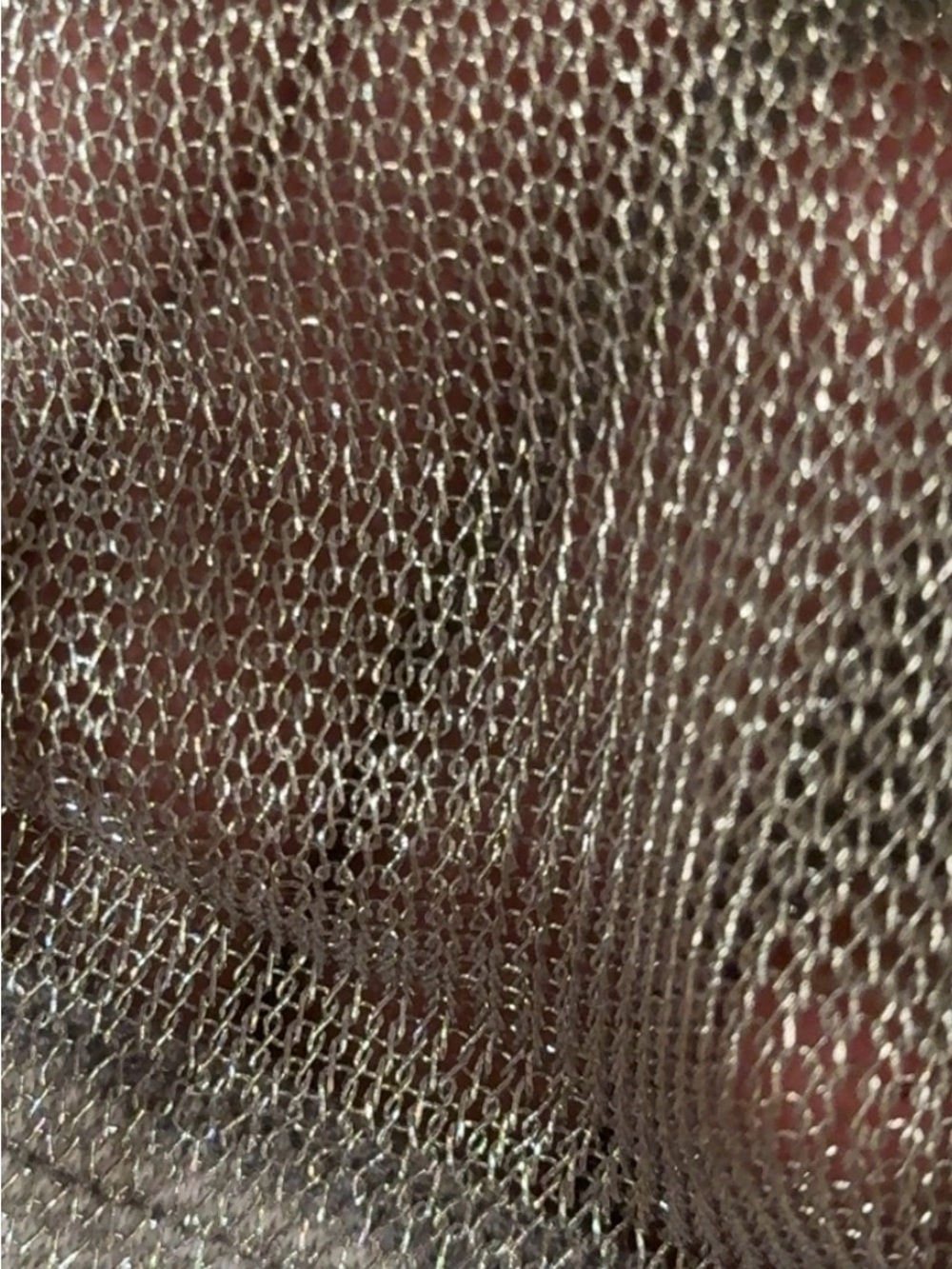 Silver Metallic (Chainmail effect) Tank Top - Picture 4 of 4